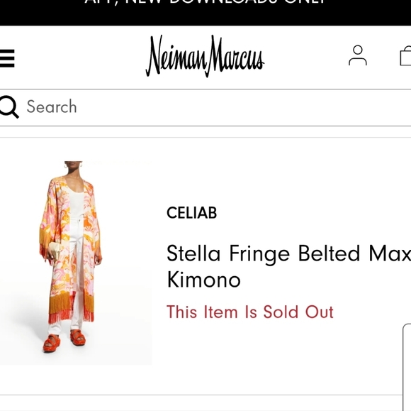 CeliaB Multicolor Patterned Robe - Picture 4 of 4